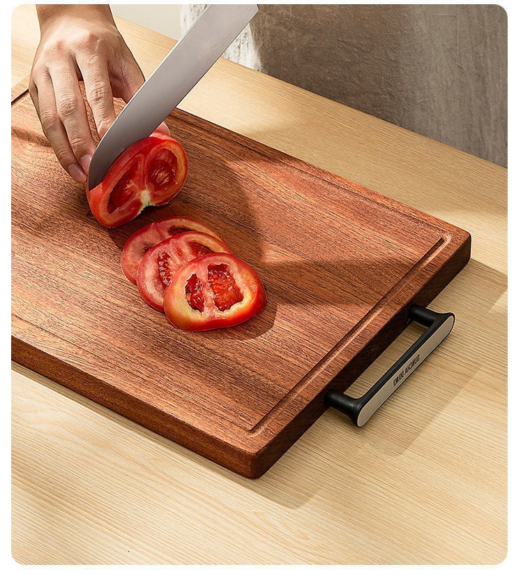Ebony Cutting Board Solid Wood Household Cutting Board