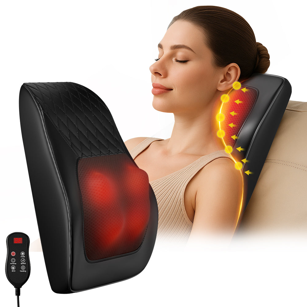 Neck Pillow Massager With Heat 3 Speed Vibration Relaxing Neck Shoulder Back Support  Portable Comfort Pillow For Home Office Or Travel Black Didnt Place An Order On TikTok
